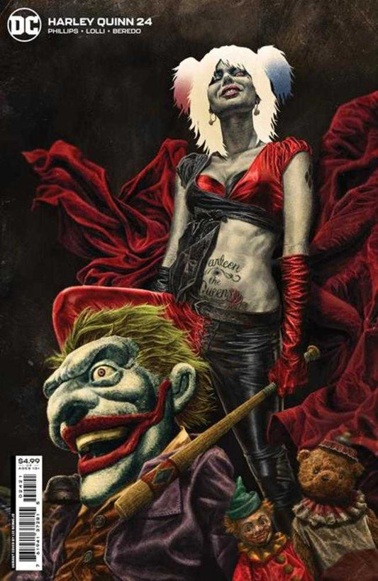 DC Comics COMIC BOOK Harley Quinn #24 Cover B Lee Bermejo Card Stock Variant