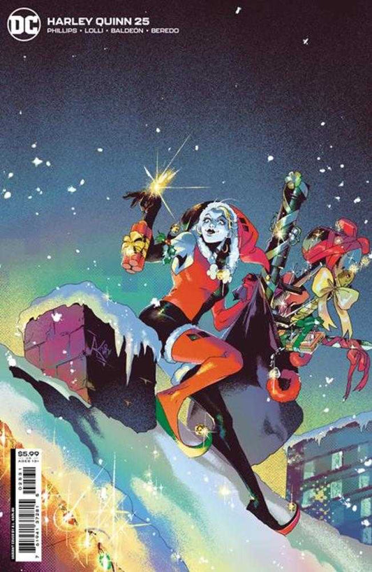 DC Comics COMIC BOOK Harley Quinn #25 Cover C Al Kaplan Holiday Card Stock Variant