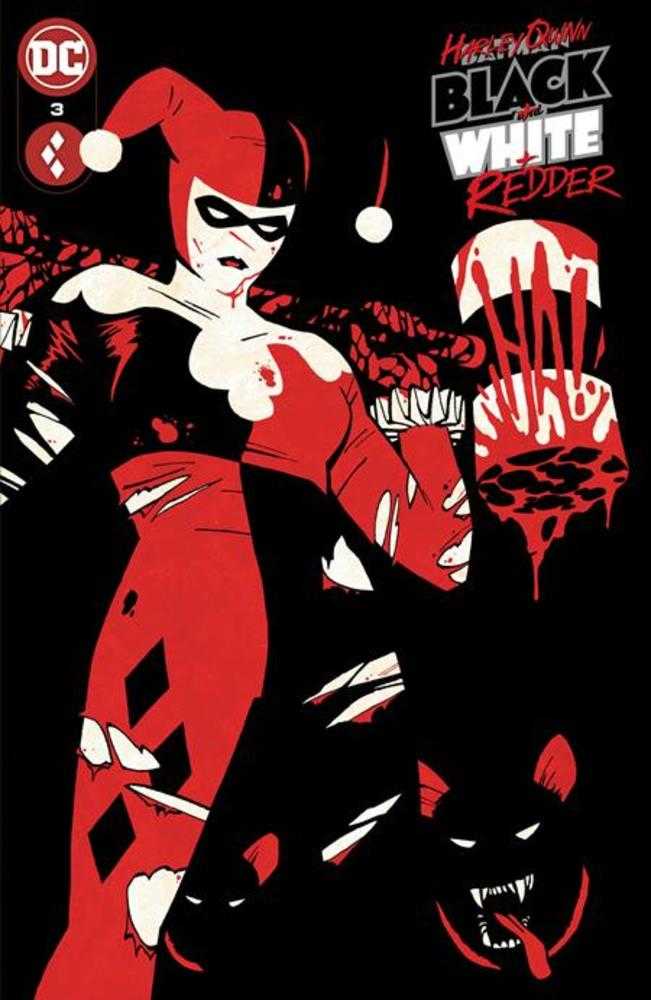 DC Comics COMIC BOOK Harley Quinn Black White Redder #3 (Of 6) Cover A Cliff Chiang