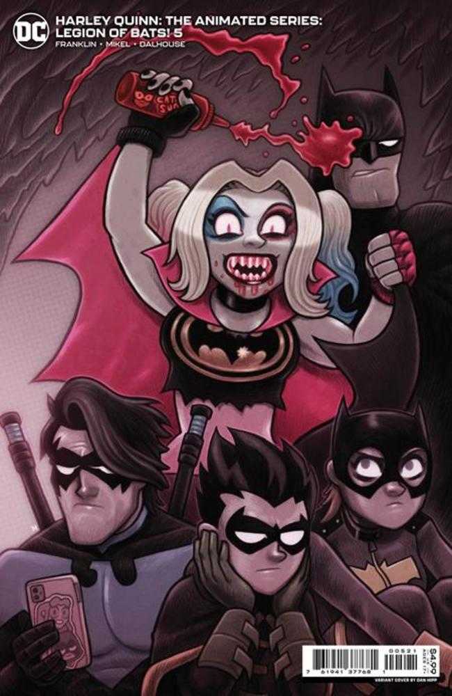 DC Comics COMIC BOOK Harley Quinn The Animated Series Legion Of Bats #5 (Of 6) Cover B Dan Hipp Card Stock Variant (Mature)