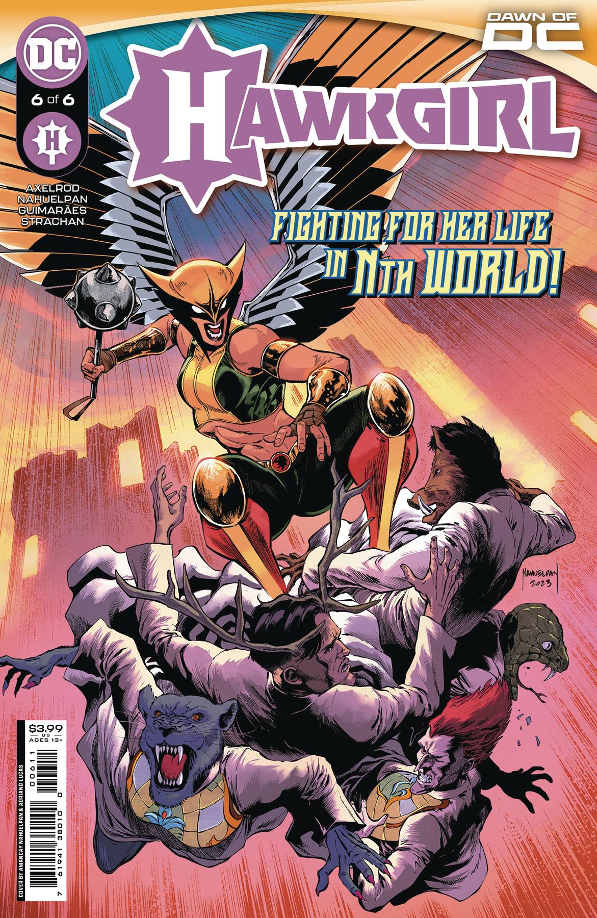 DC COMICS COMIC BOOK HAWKGIRL #6 (OF 6) CVR A AMANCAY NAHUELPAN