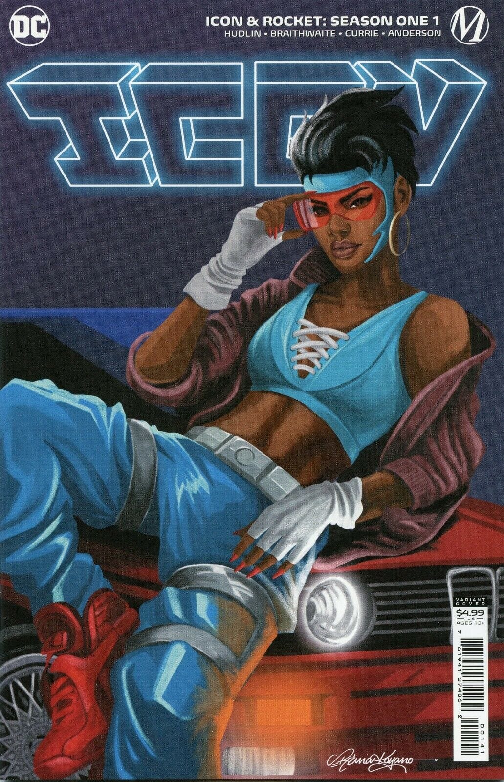 DC Comics COMIC BOOK Icon & Rocket Season One #1 (Of 6) 1 in 25 Reina Koyano Card Stock Variant
