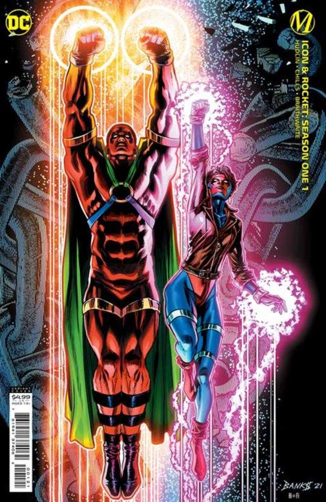 DC Comics COMIC BOOK Icon & Rocket Season One #1 (Of 6) Cover B Darryl Banks Old School Card Stock Variant