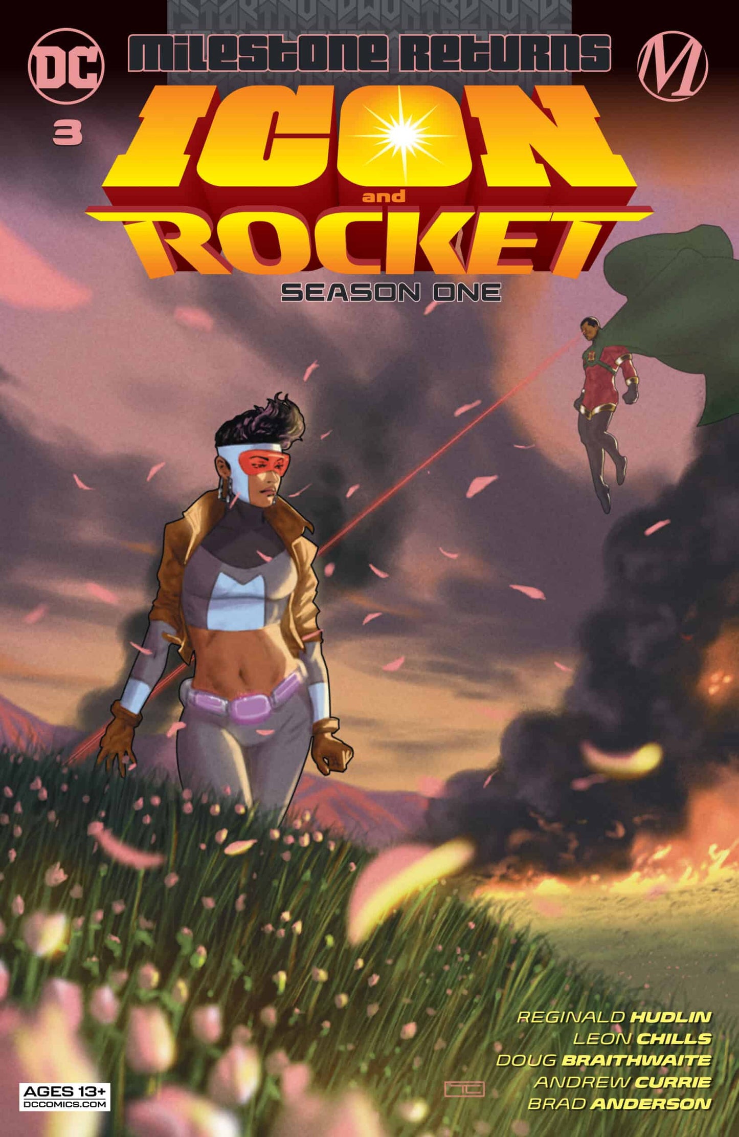 DC Comics COMIC BOOK Icon & Rocket Season One #3 (Of 6) Cover A Taurin Clarke