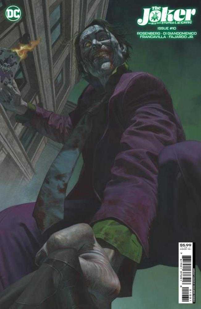 DC Comics COMIC BOOK Joker The Man Who Stopped Laughing #10 Cover C Riccardo Federici Variant