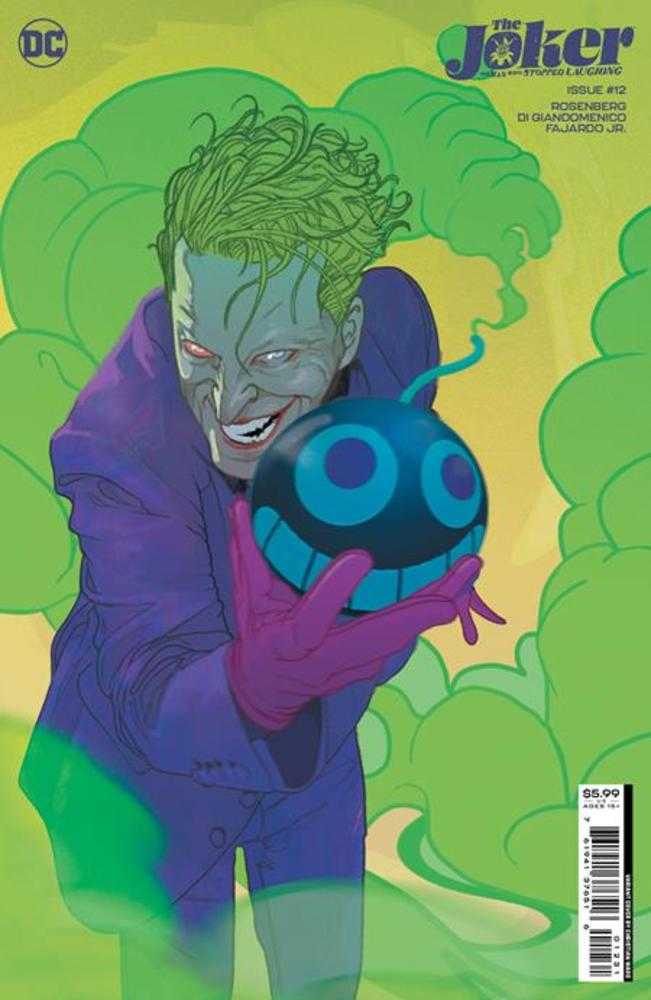 DC Comics COMIC BOOK Joker The Man Who Stopped Laughing #12 Cover C Christian Ward Variant