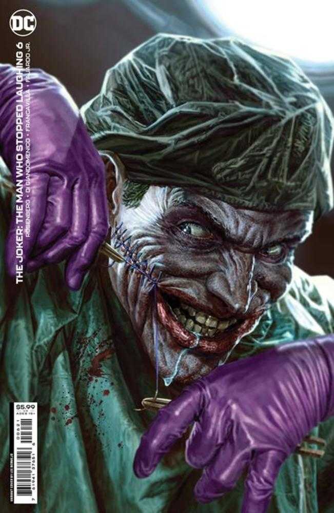 DC Comics COMIC BOOK Joker The Man Who Stopped Laughing #6 Cover B Lee Bermejo Variant