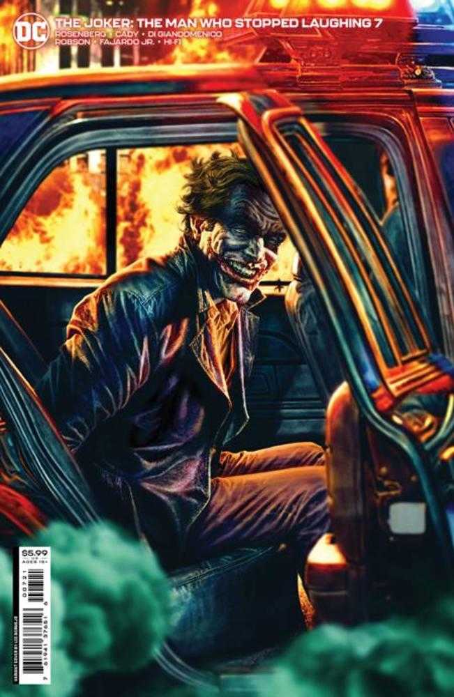 DC Comics COMIC BOOK Joker The Man Who Stopped Laughing #7 Cover B Lee Bermejo Variant