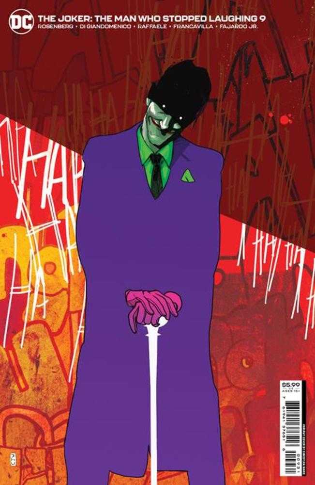DC Comics COMIC BOOK Joker The Man Who Stopped Laughing #9 Cover C Christian Ward Variant