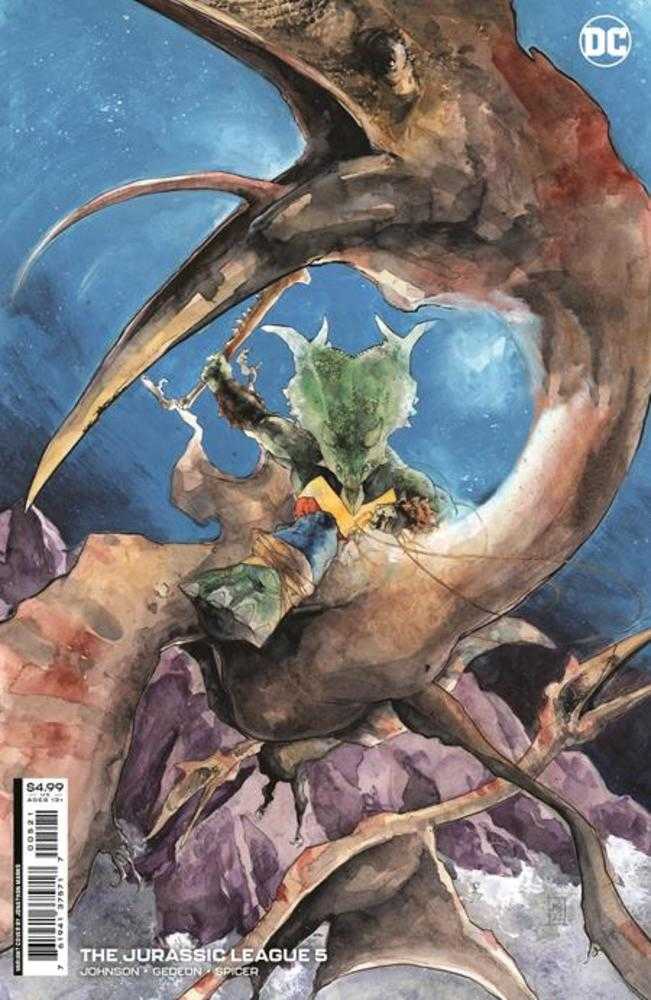 DC Comics COMIC BOOK Jurassic League #5 (Of 6) Cover B Jonathan Marks Card Stock Variant