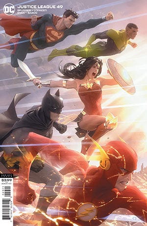 DC COMICS COMIC BOOK JUSTICE LEAGUE #49 VAR ED