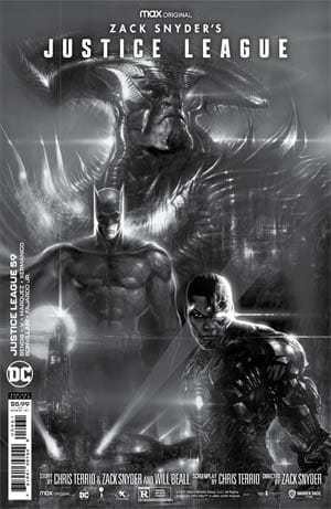 DC COMICS comic book JUSTICE LEAGUE #59 CVR F Liam  SNYDER CUT VARIANT