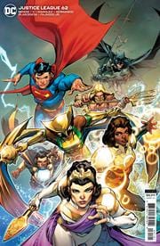 DC COMICS COMIC BOOK JUSTICE LEAGUE #62 CVR B HOWARD PORTER CARD STOCK VAR