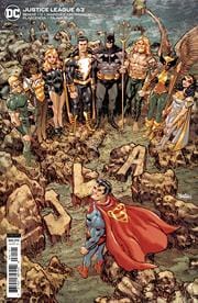 DC COMICS COMIC BOOK JUSTICE LEAGUE #63 CVR B DAN PANOSIAN CARD STOCK VAR