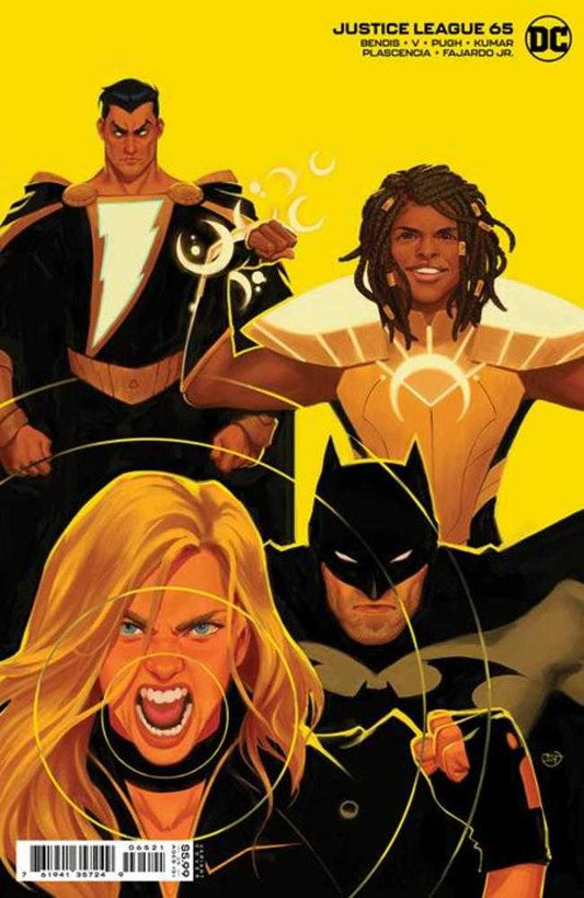 DC Comics COMIC BOOK Justice League #65 Cover B David Talaski Card Stock Variant