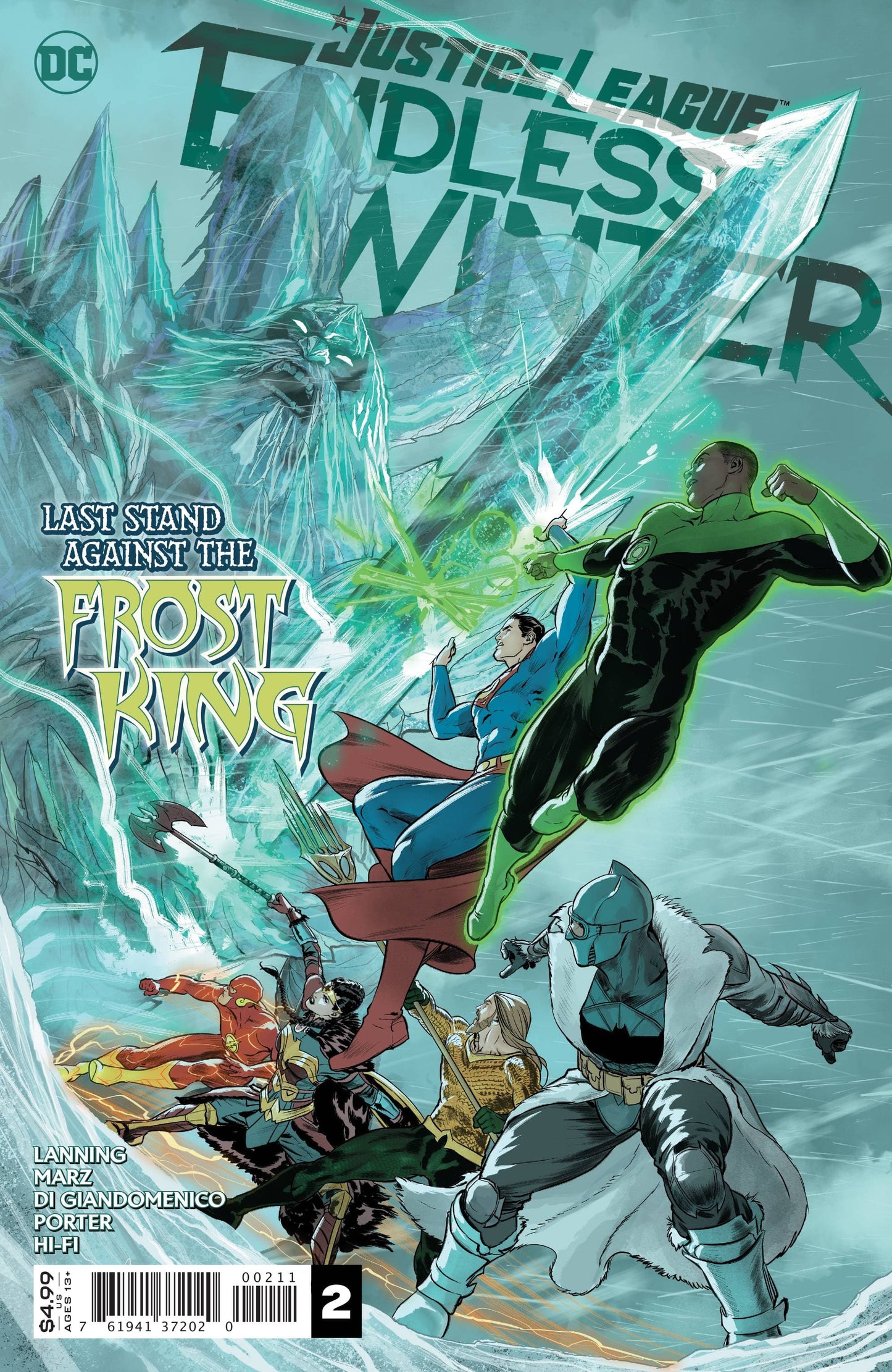 DC COMICS COMIC BOOK JUSTICE LEAGUE ENDLESS WINTER #2