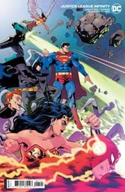 DC COMICS COMIC BOOK JUSTICE LEAGUE INFINITY #1 (OF 7) CVR B SCOTT HEPBURN CARD STOCK VAR