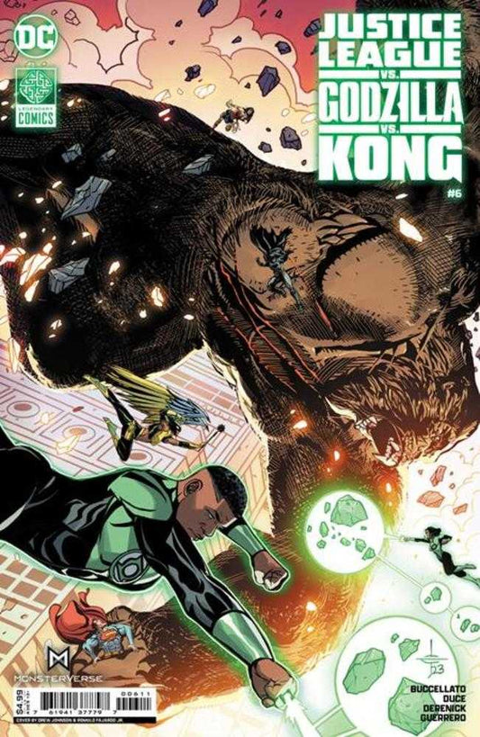 DC Comics COMIC BOOK Justice League vs Godzilla vs Kong #6 (Of 7) Cover A Drew Edward Johnson