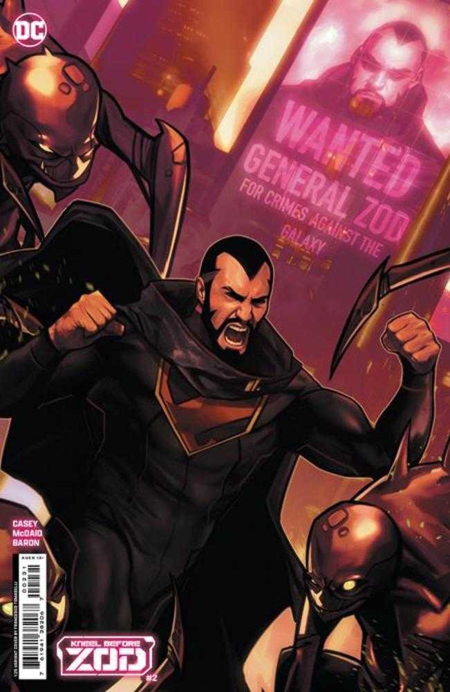 DC Comics COMIC BOOK Kneel Before Zod #2 (Of 12) Cover C 1 in 25 Francesco Tomaselli Card Stock Variant