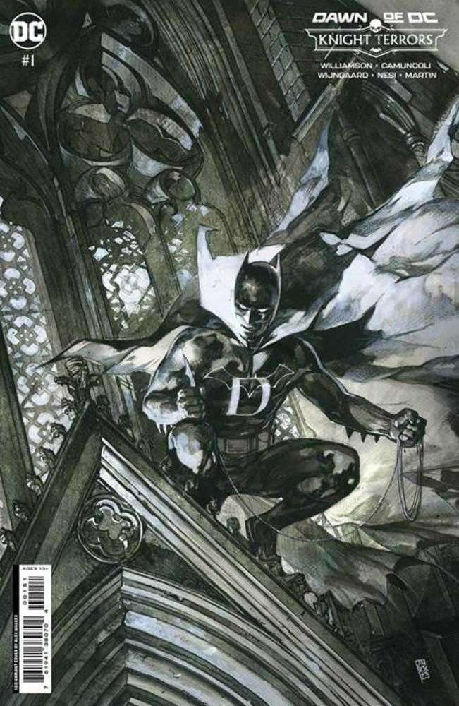 DC Comics COMIC BOOK Knight Terrors #1 (Of 4) Cover F 1 in 50 Alex Maleev Black & White Card Stock Variant