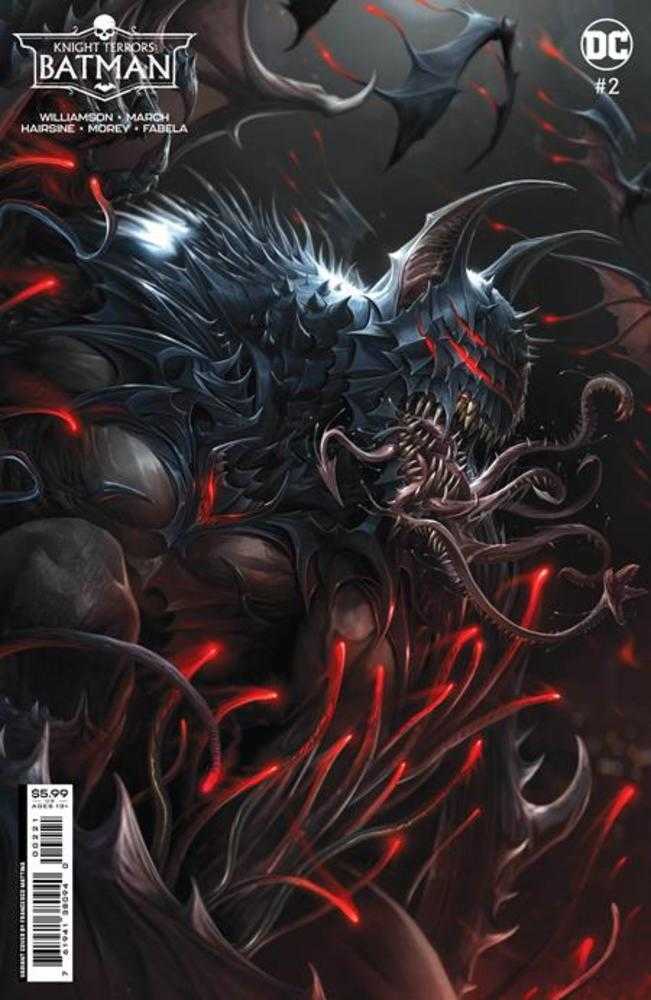 DC Comics COMIC BOOK Knight Terrors Batman #2 (Of 2) Cover B Francesco Mattina Card Stock Variant