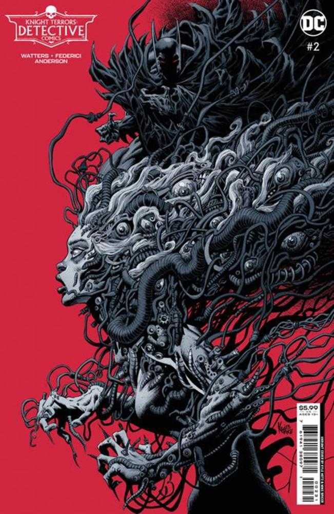DC Comics COMIC BOOK Knight Terrors Detective Comics #2 (Of 2) Cover C Kyle Hotz Card Stock Variant