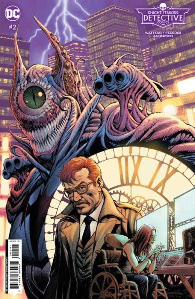 DC Comics COMIC BOOK Knight Terrors Detective Comics #2 (Of 2) Cover D 1 in 25 Marco Santucci Card Stock Variant