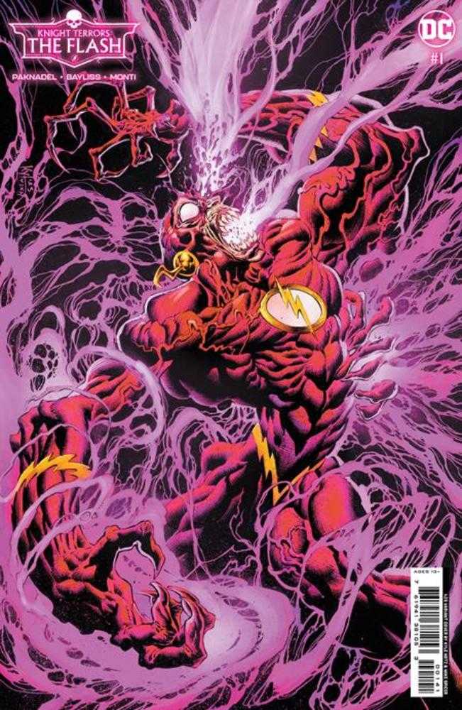 DC Comics COMIC BOOK Knight Terrors Flash #1 (Of 2) Cover E 1 in 25 Kyle Hotz Card Stock Variant
