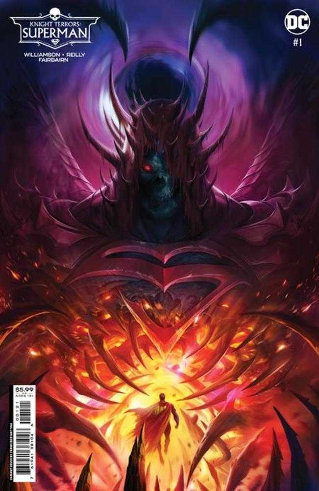 DC Comics COMIC BOOK Knight Terrors Superman #1 (Of 2) Cover B Francesco Mattina Card Stock Variant