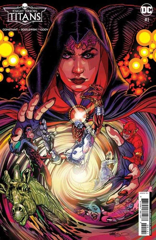 DC Comics COMIC BOOK Knight Terrors Titans #1 (Of 2) Cover E 1 in 25 Tony Harris Card Stock Variant