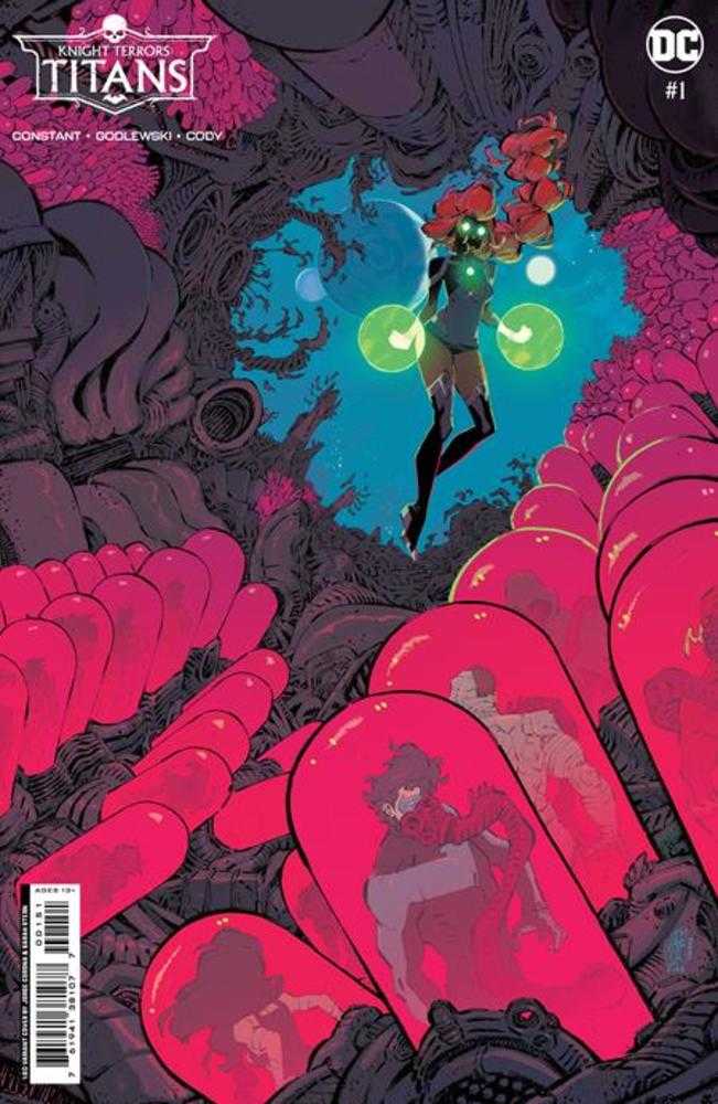DC Comics COMIC BOOK Knight Terrors Titans #1 (Of 2) Cover F 1 in 50 Jorge Corona Card Stock Variant