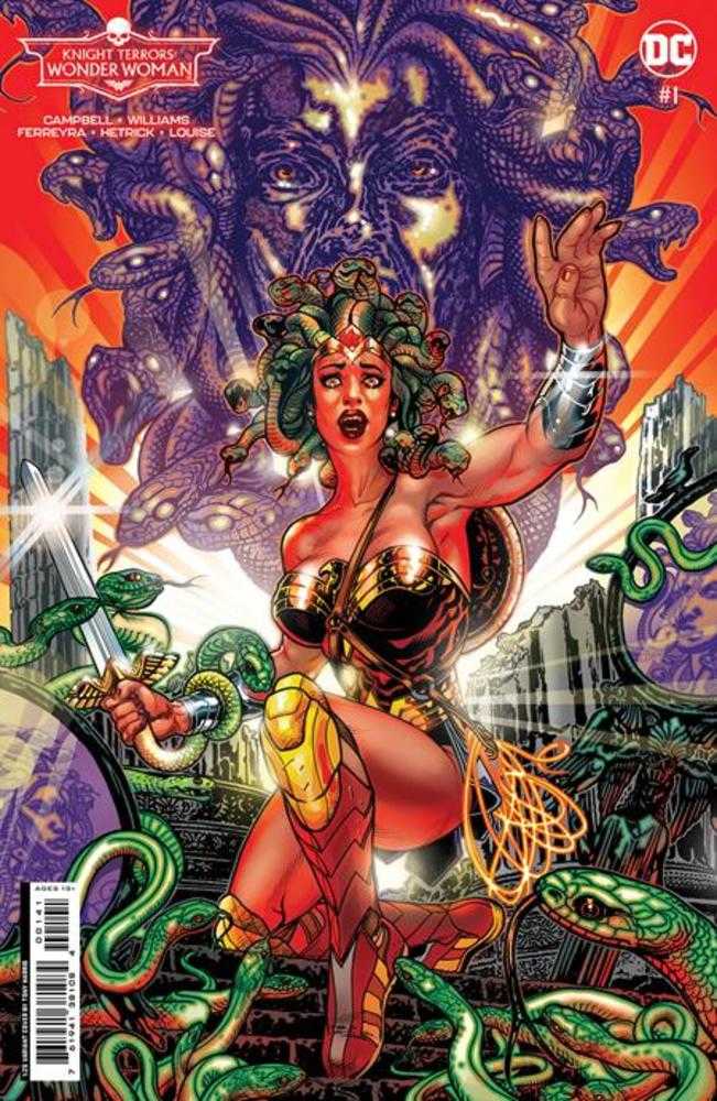 DC Comics COMIC BOOK Knight Terrors Wonder Woman #1 (Of 2) Cover E 1 in 25 Tony Harris Card Stock Variant