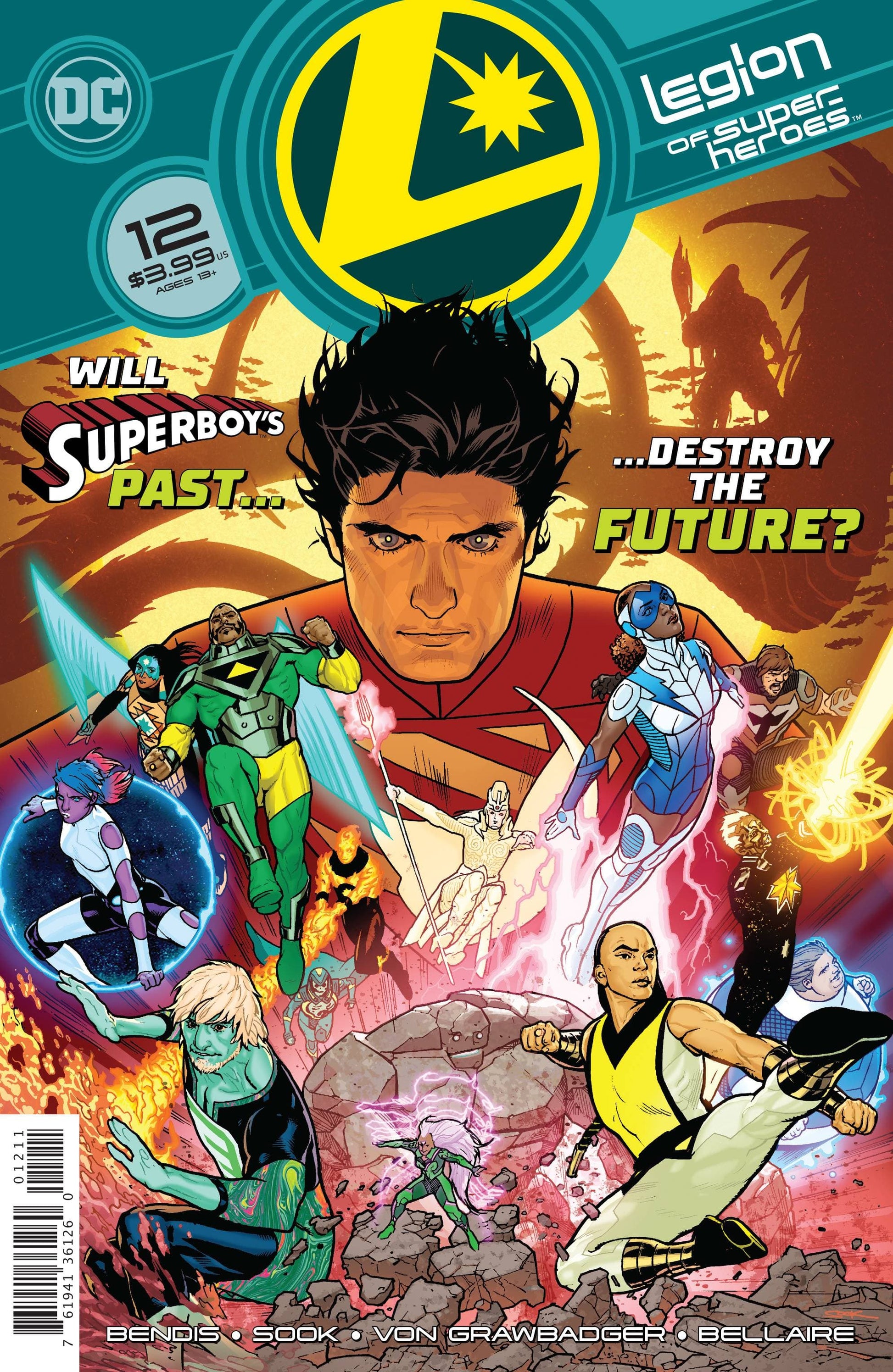 DC COMICS COMIC BOOK LEGION OF SUPER HEROES #12