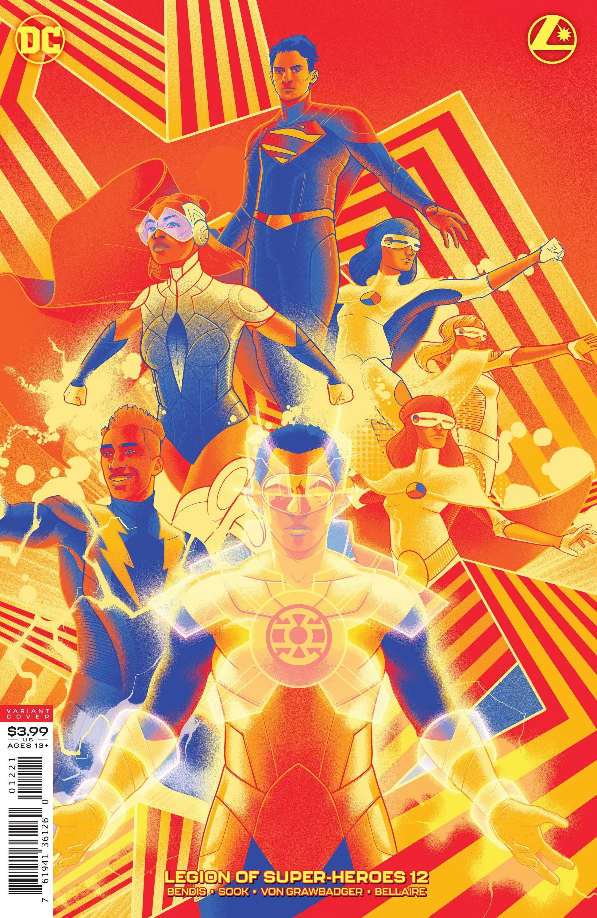 DC COMICS COMIC BOOK LEGION OF SUPER HEROES #12 MATT TAYLOR VAR ED