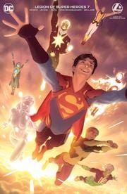 DC COMICS COMIC BOOK LEGION OF SUPER HEROES #7 CARD STOCK ALEX GARNER VAR ED