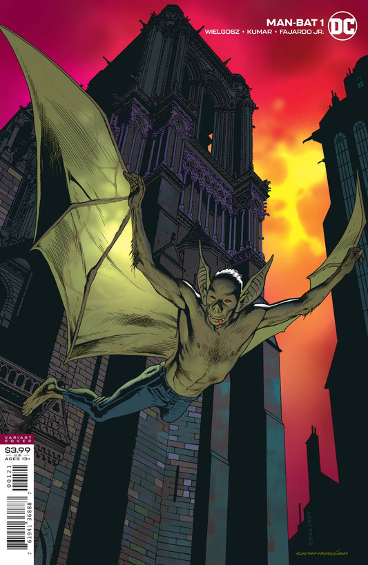 DC COMICS COMIC BOOK MAN BAT #1 (OF 5) KEVIN NOWLAN VAR ED (RES)