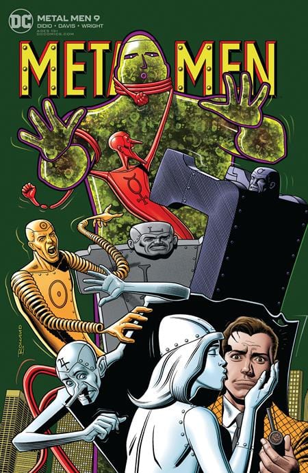 DC COMICS COMIC BOOK METAL MEN #9 (OF 12) CARD STOCK BRIAN BOLLAND VAR ED