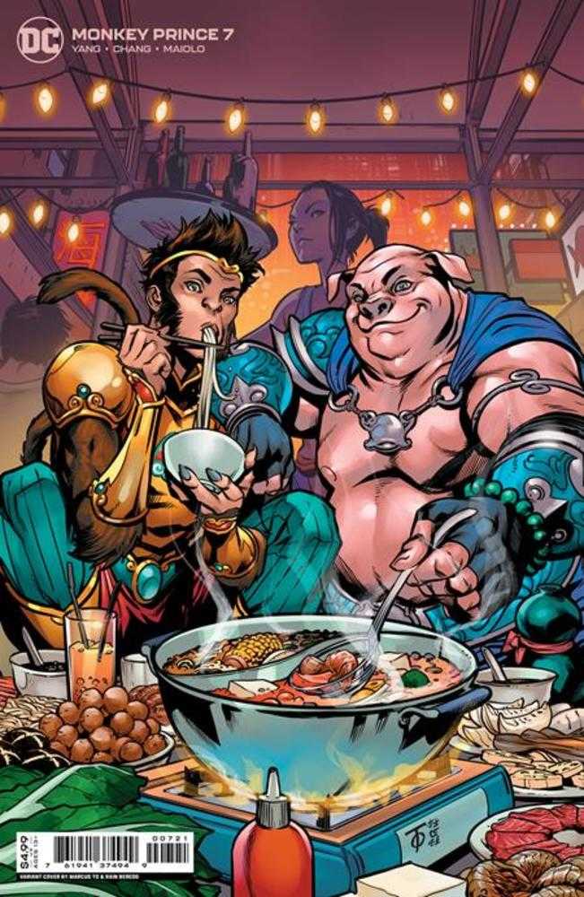 DC Comics COMIC BOOK Monkey Prince #7 (Of 12) Cover B Marcus To Card Stock Variant