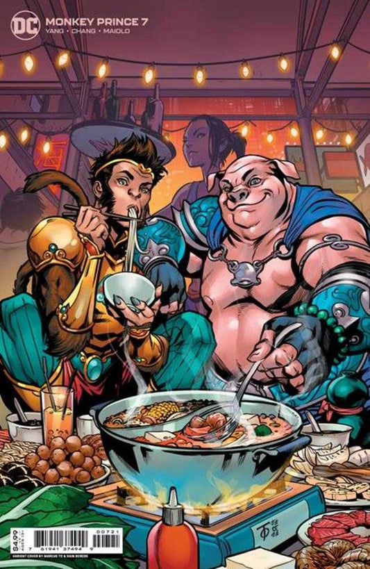 DC Comics COMIC BOOK Monkey Prince #7 (Of 12) Cover B Marcus To Card Stock Variant