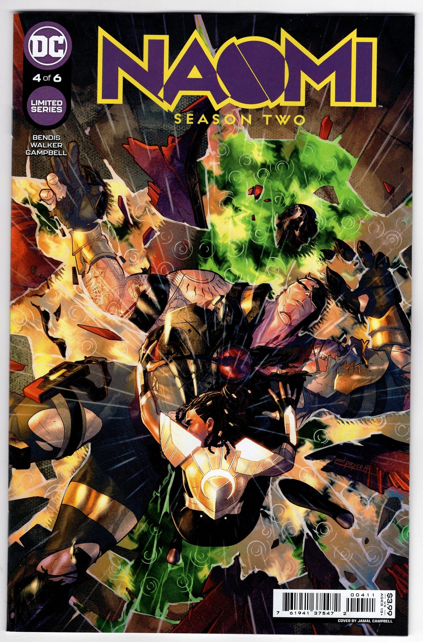 DC COMICS COMIC BOOK NAOMI SEASON TWO #4