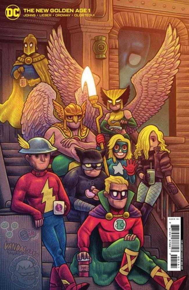 DC Comics COMIC BOOK New Golden Age #1 (One Shot) Cover F 1 in 25 Dan Hipp Card Stock Variant