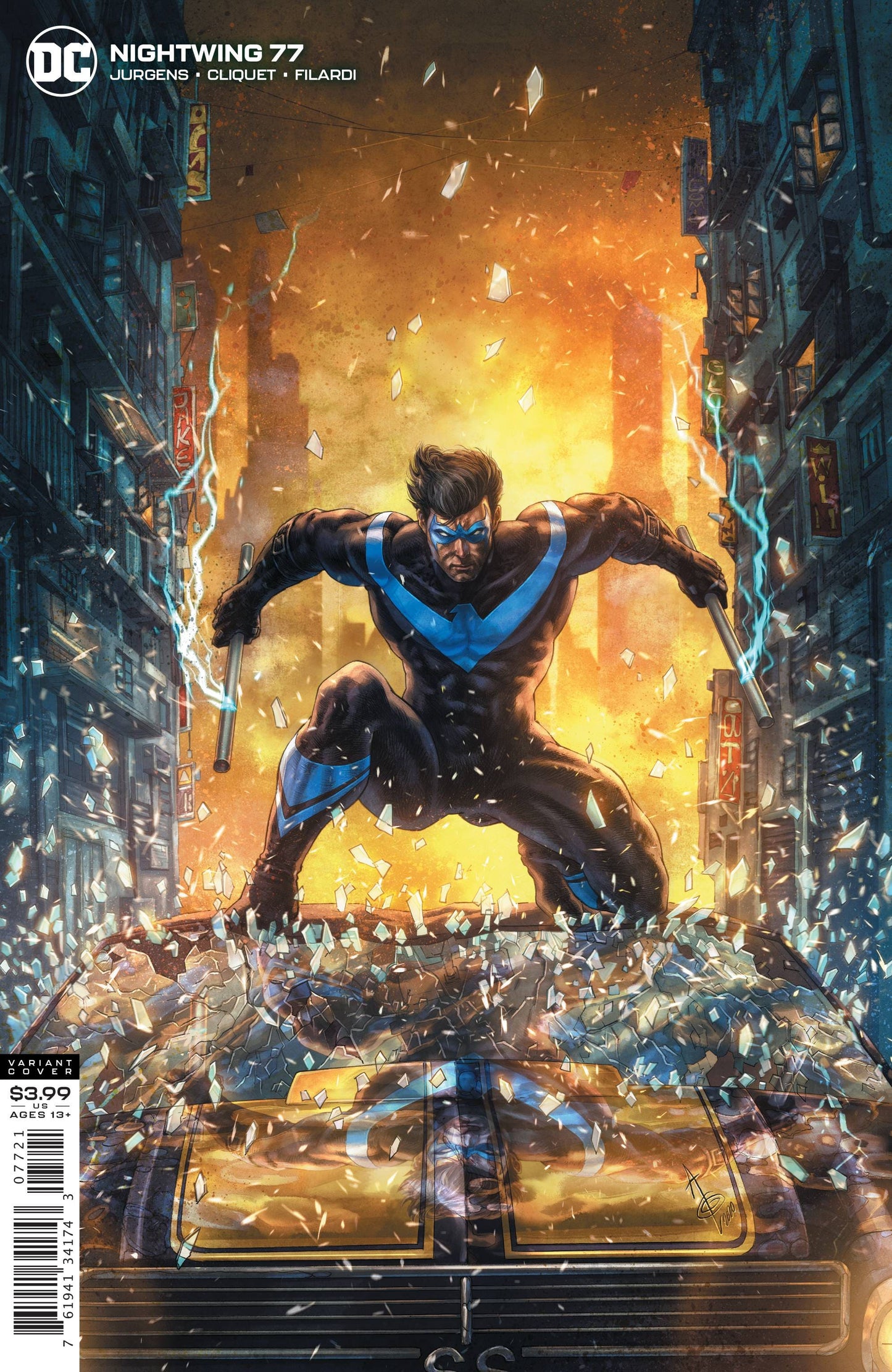 DC COMICS COMIC BOOK NIGHTWING #77 ALAN QUAH VAR ED