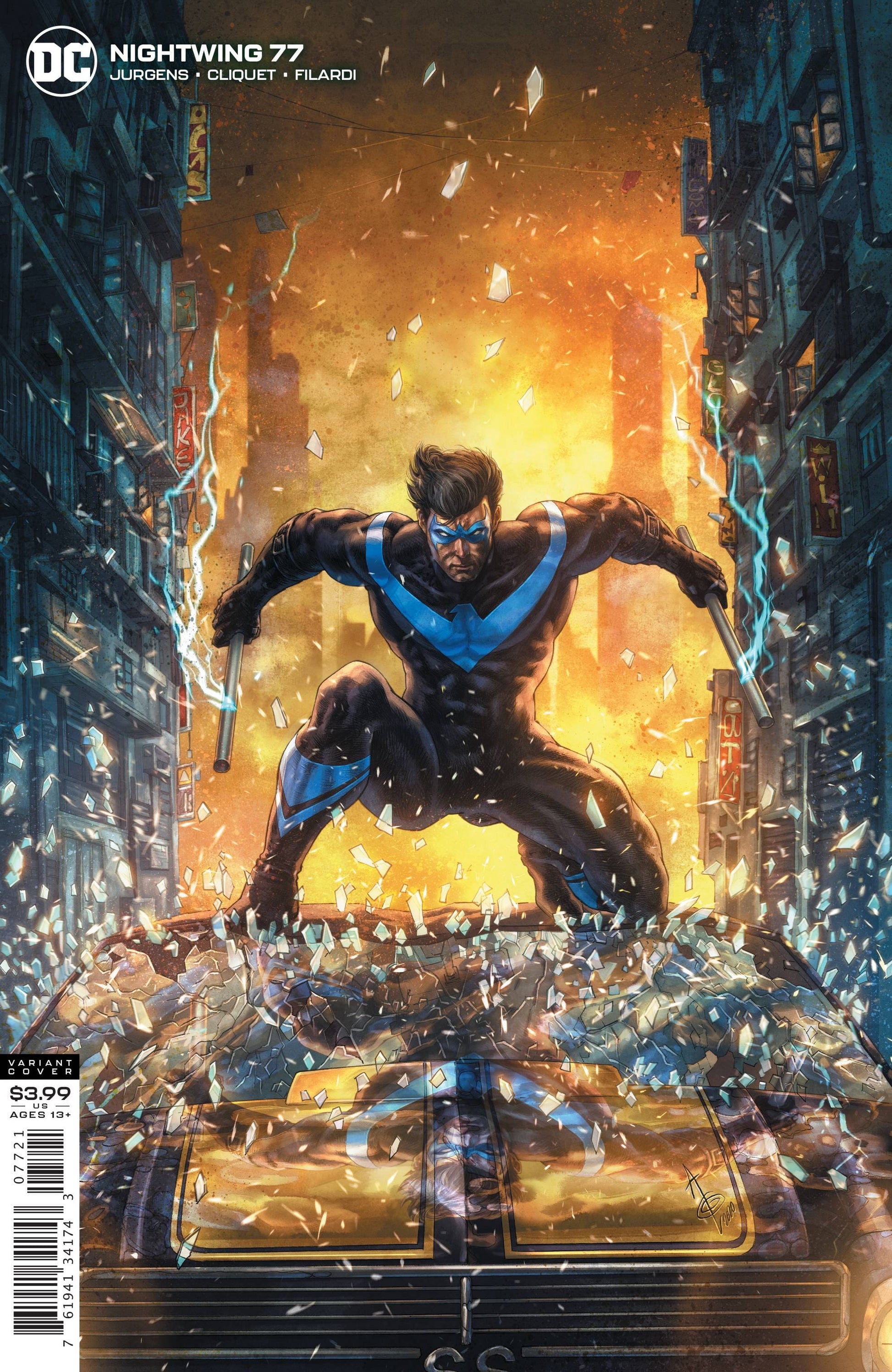 DC COMICS COMIC BOOK NIGHTWING #77 ALAN QUAH VAR ED