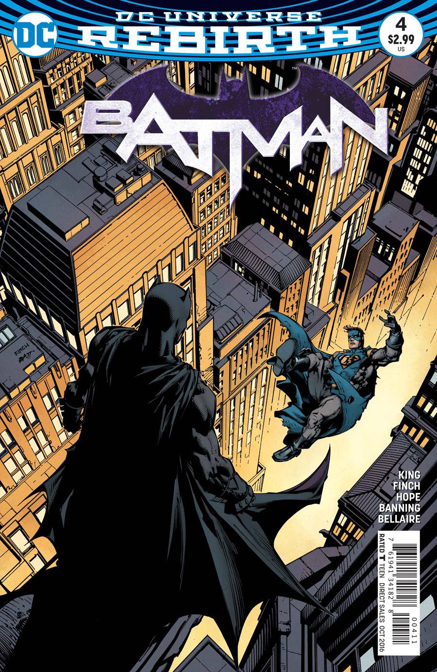 DC COMICS COMIC BOOK NM BATMAN #4
