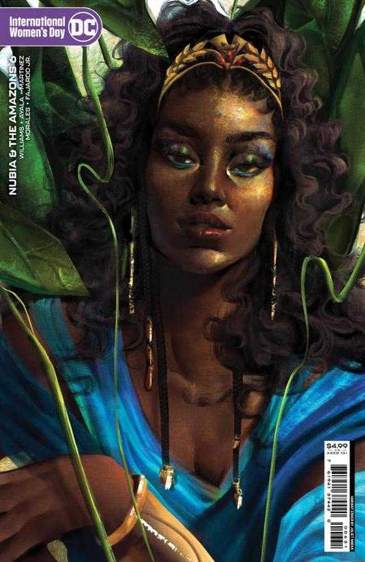 DC Comics COMIC BOOK Nubia And The Amazons #6 (Of 6) Cover C Juliet Nneka International Womens Day Card Stock Variant (Trial Of The Amazons)