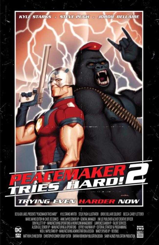 DC Comics COMIC BOOK Peacemaker Tries Hard #2 (Of 6) Cover C Kris Anka Movie Poster Variant (Mature)