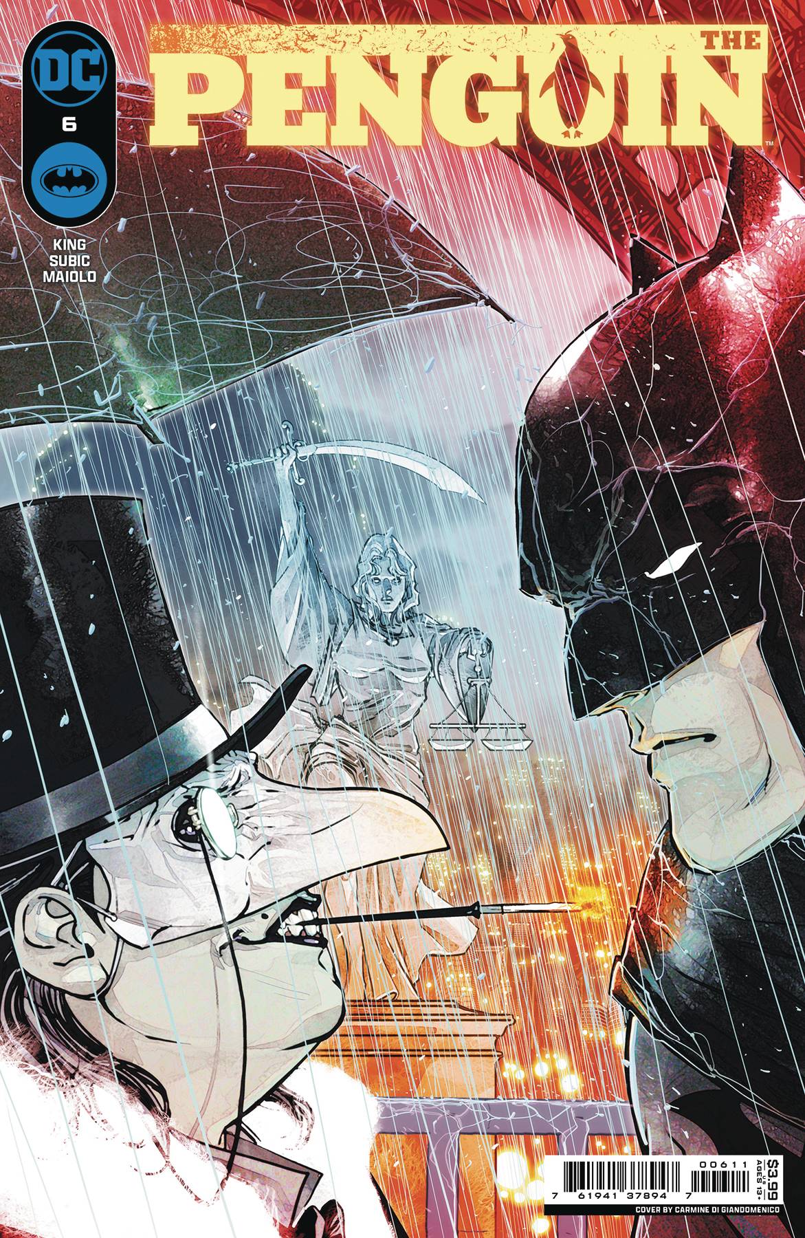 DC COMICS COMIC BOOK PENGUIN #6 CVR A CARMINE DI GIANDOMENICO