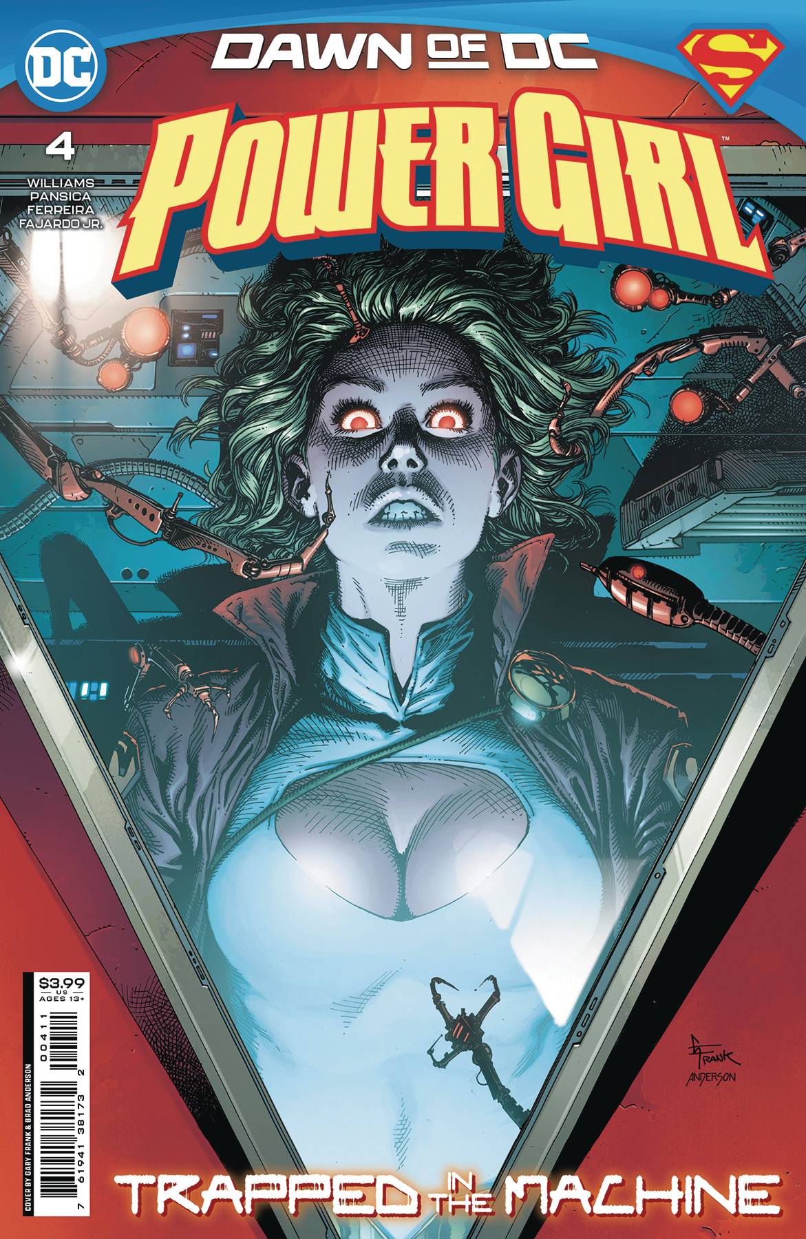 DC COMICS COMIC BOOK POWER GIRL #4 CVR A GARY FRANK
