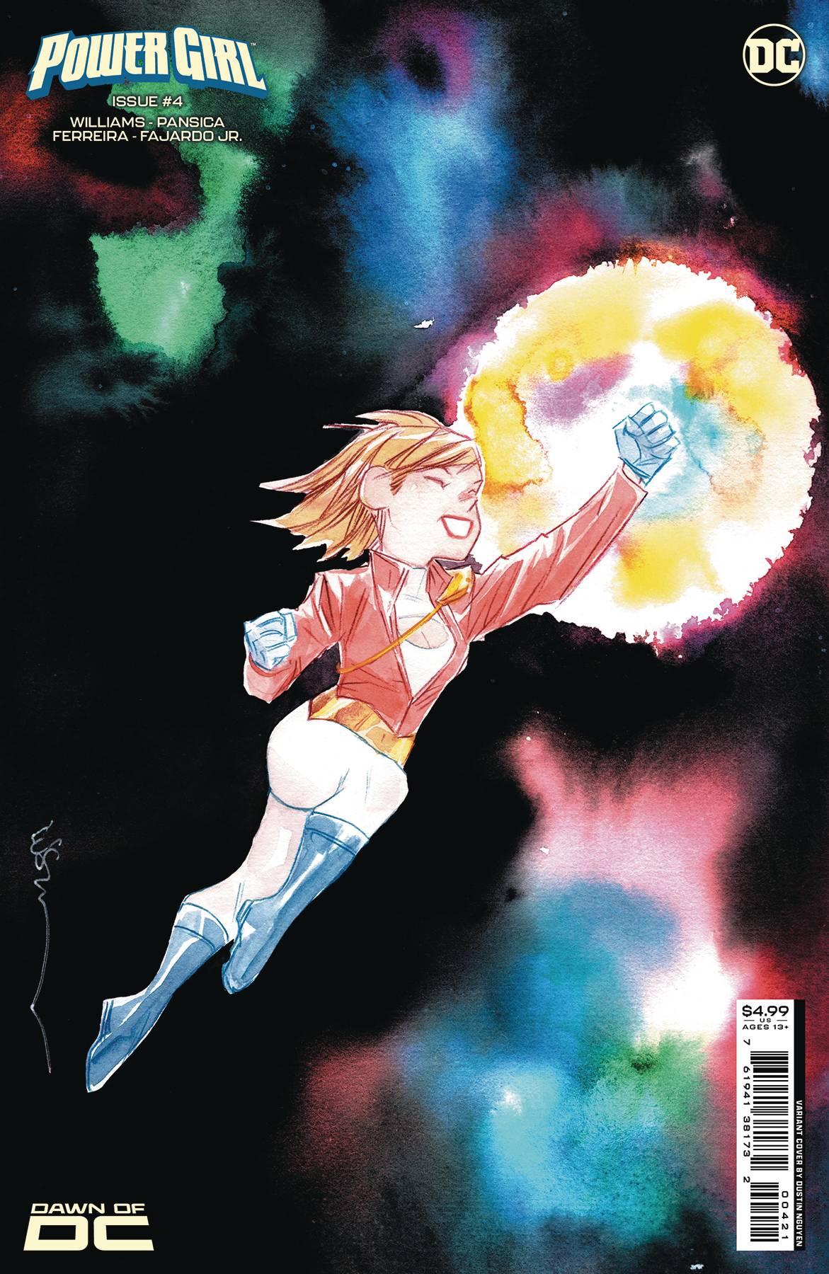 DC COMICS COMIC BOOK POWER GIRL #4 CVR B DUSTIN NGUYEN CSV