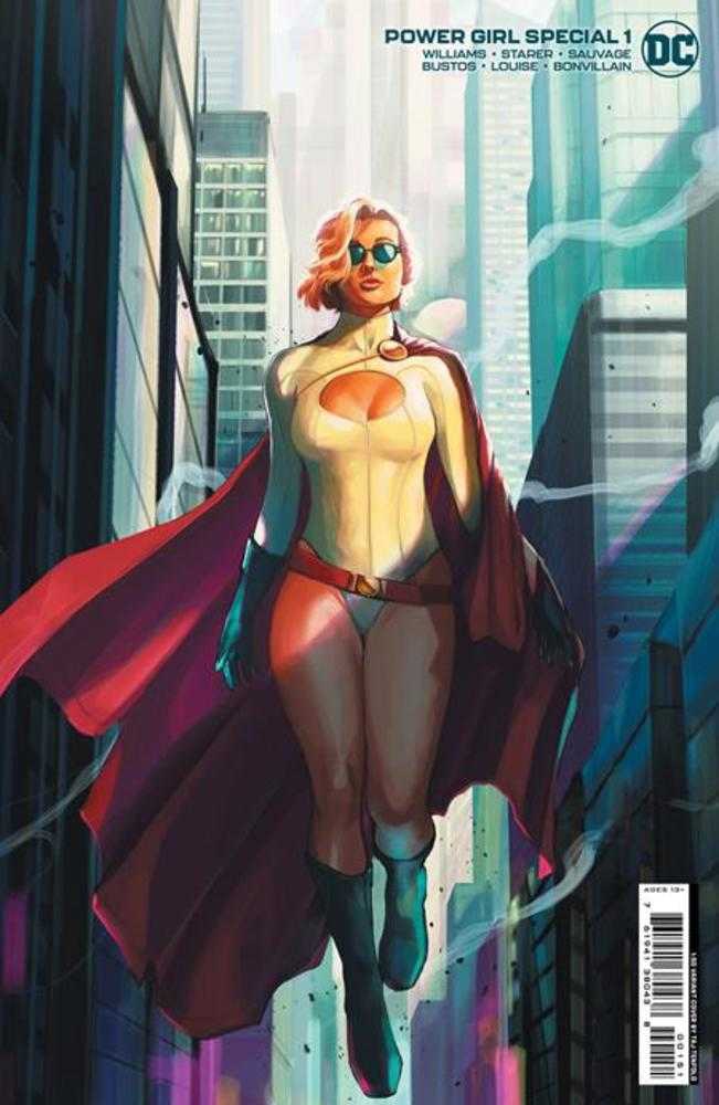 DC Comics COMIC BOOK Power Girl Special #1 (One Shot) Cover E 1 in 50 Taj Tenfold Card Stock Variant